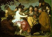 Diego Velazquez The Feast of Bacchus Spain oil painting artist
